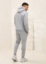 Gym King Fundamental Linear Hood Tracksuit - Grey Marl