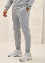 Gym King Fundamental Linear Hood Tracksuit - Grey Marl