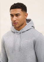 Gym King Fundamental Linear Hood Tracksuit - Grey Marl
