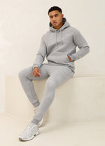 Gym King Fundamental Linear Hood Tracksuit - Grey Marl