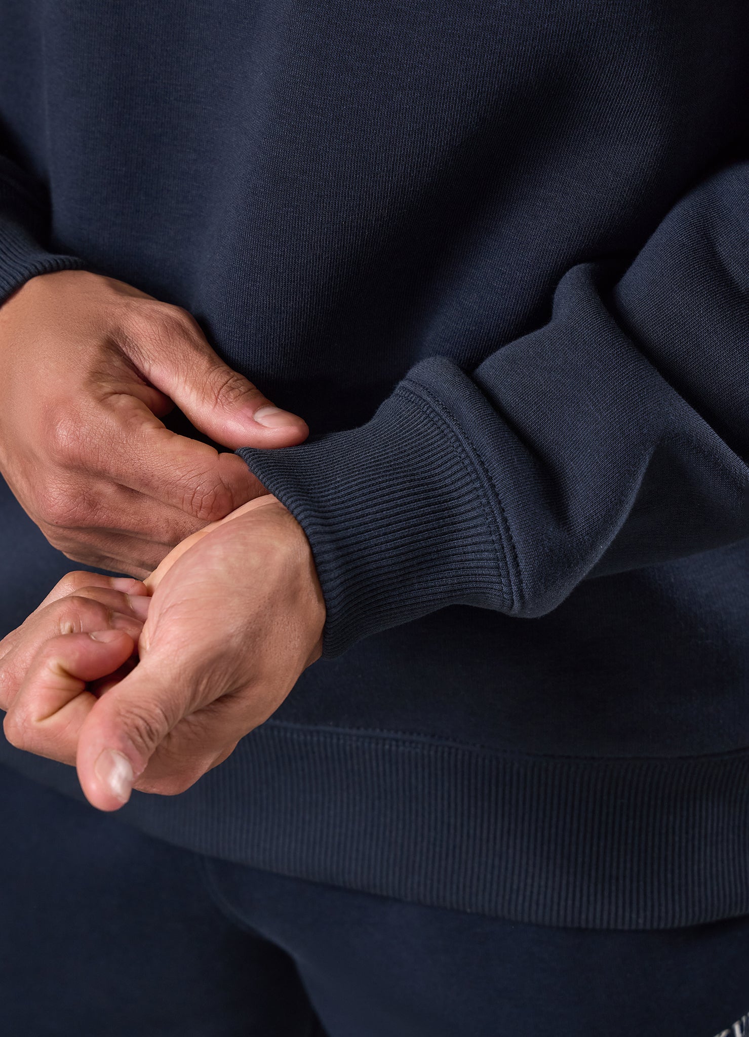 Gym King Fundamental Linear 1/4 Zip - Navy