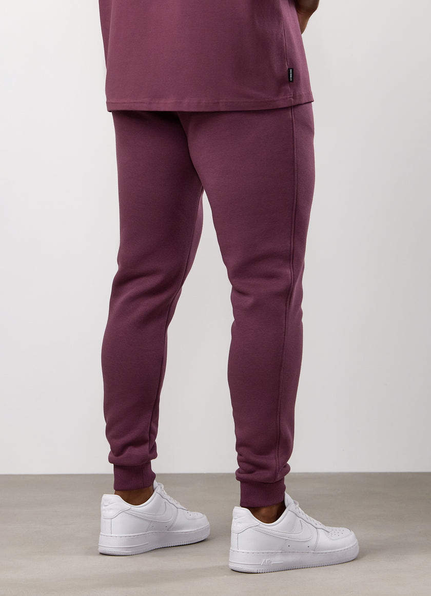 Gym King Fundamental Linear Fleece Jogger - Mulberry