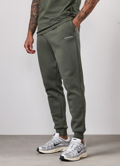 Gym King Fundamental Linear Jogger - Deep Olive
