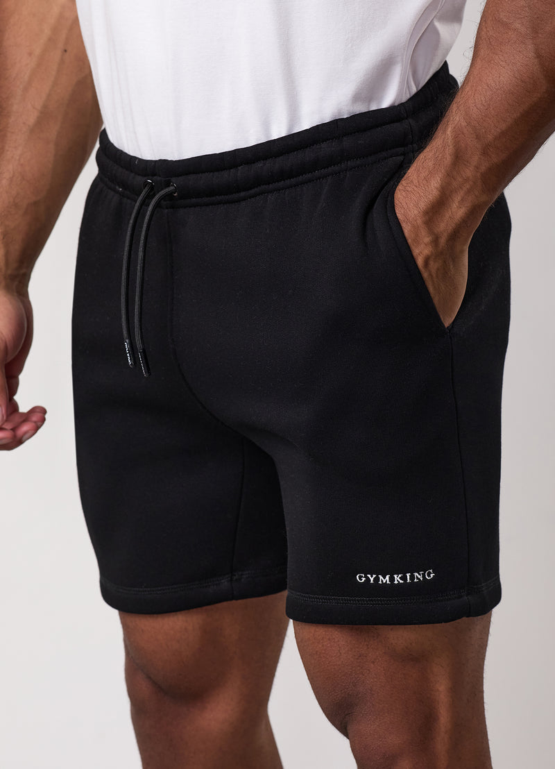 Gym King Fundamental Linear Short - Black
