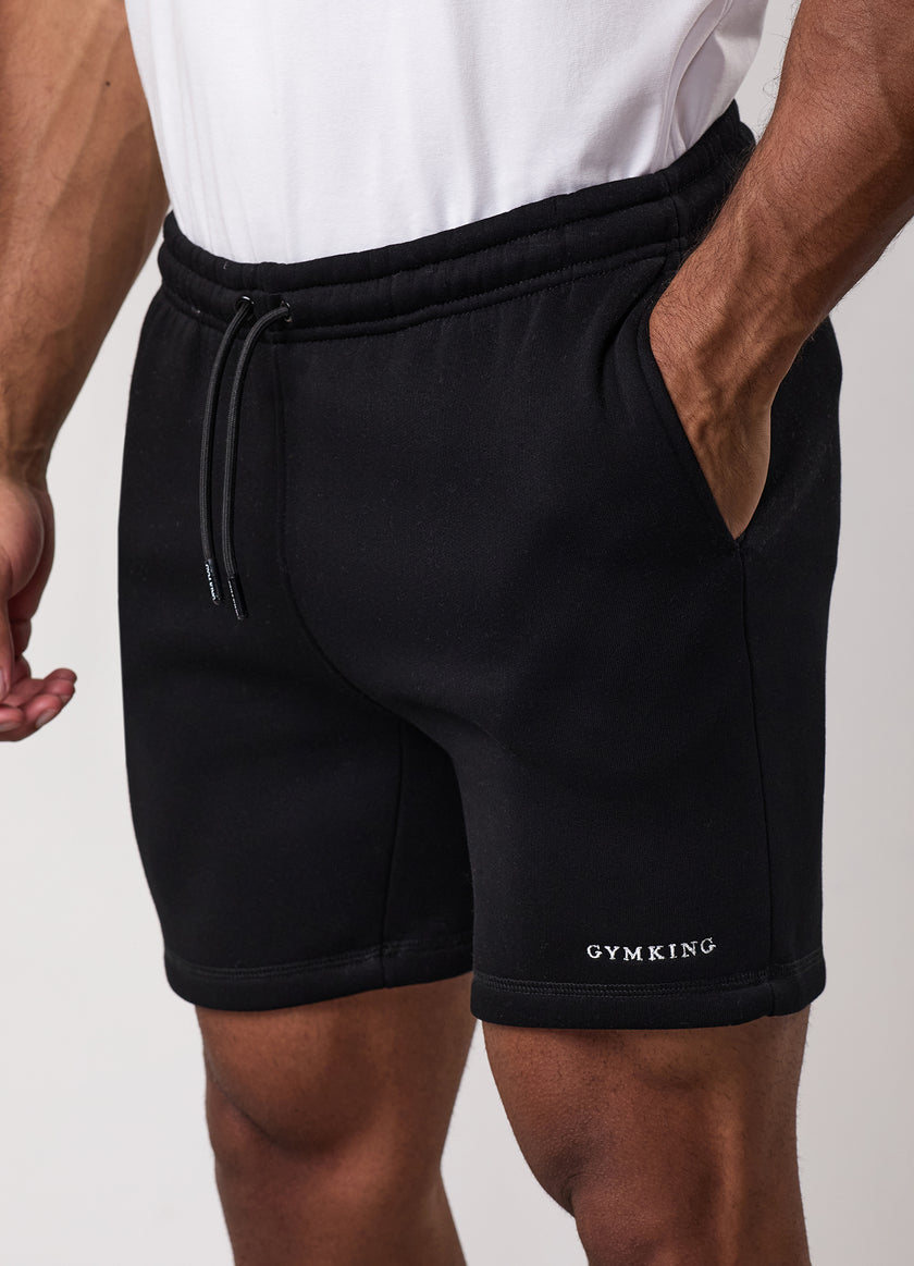 Gym King Fundamental Linear Short - Black