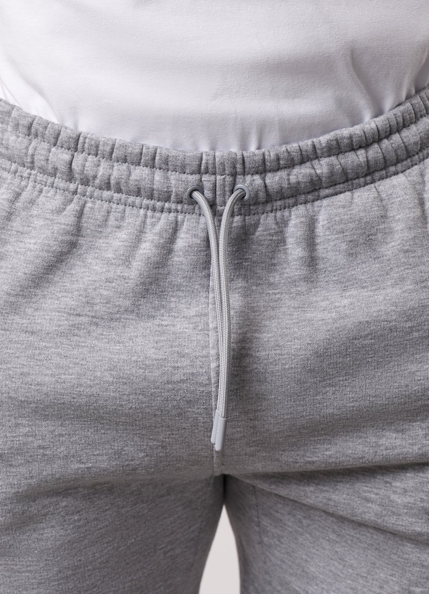 Gym King Fundamental Linear Short - Grey Marl