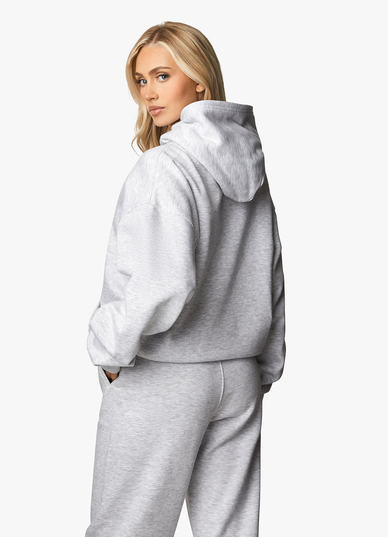 Gym King 365 Relaxed Fit Tracksuit - Snow Marl