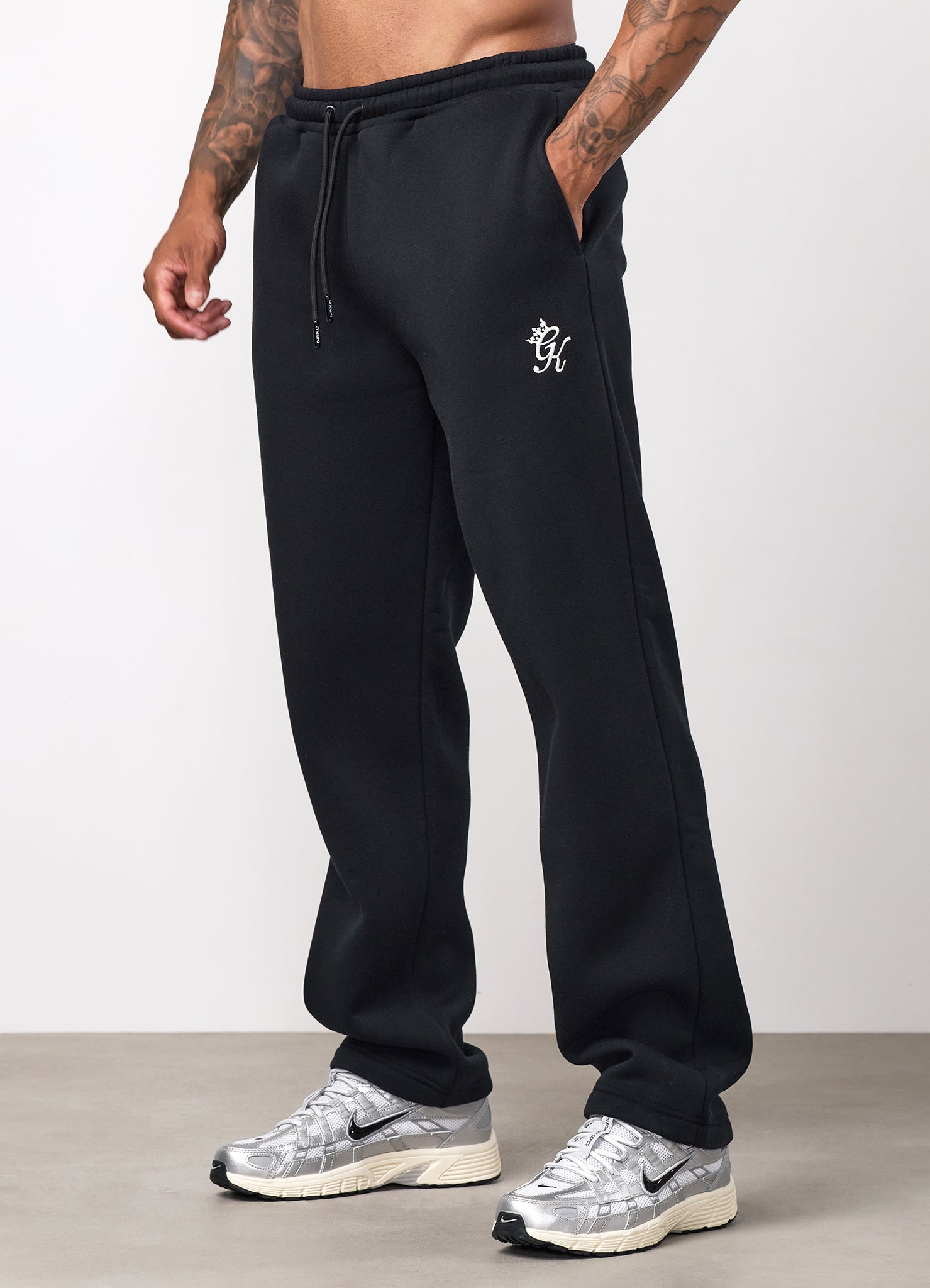 Gym King Fundamental Straight Leg Jogger  - Black