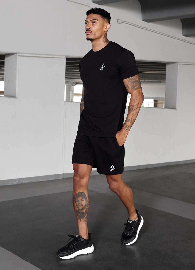 Gym King Fundamental Jersey Tee - Black