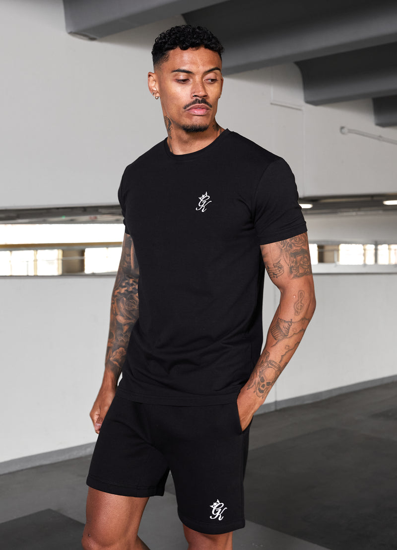 Gym King Fundamental Jersey Tee - Black