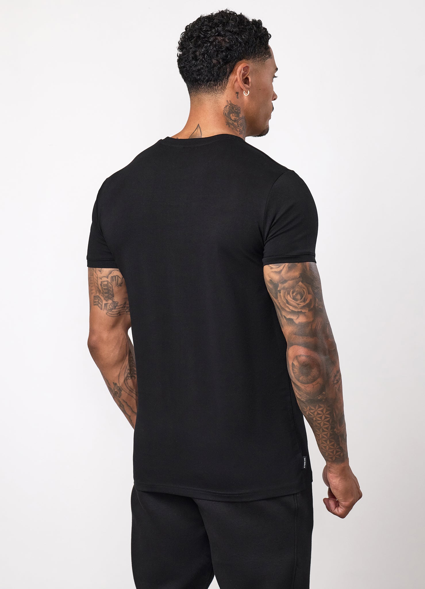 Gym King Fundamental Jersey T-Shirt - Black
