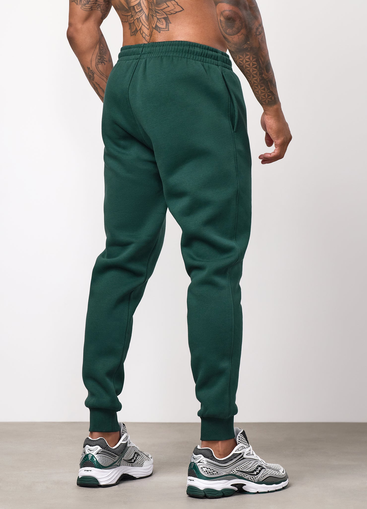 Gym King Fundamental Fleece Jogger - Deep Forest Green