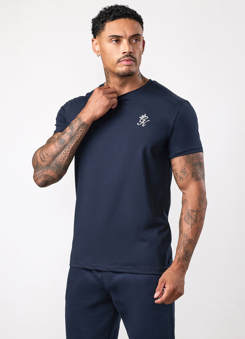 Gym King Fundamental T-Shirt - Navy