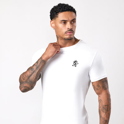 Gym King Fundamental Jersey T-Shirt - White