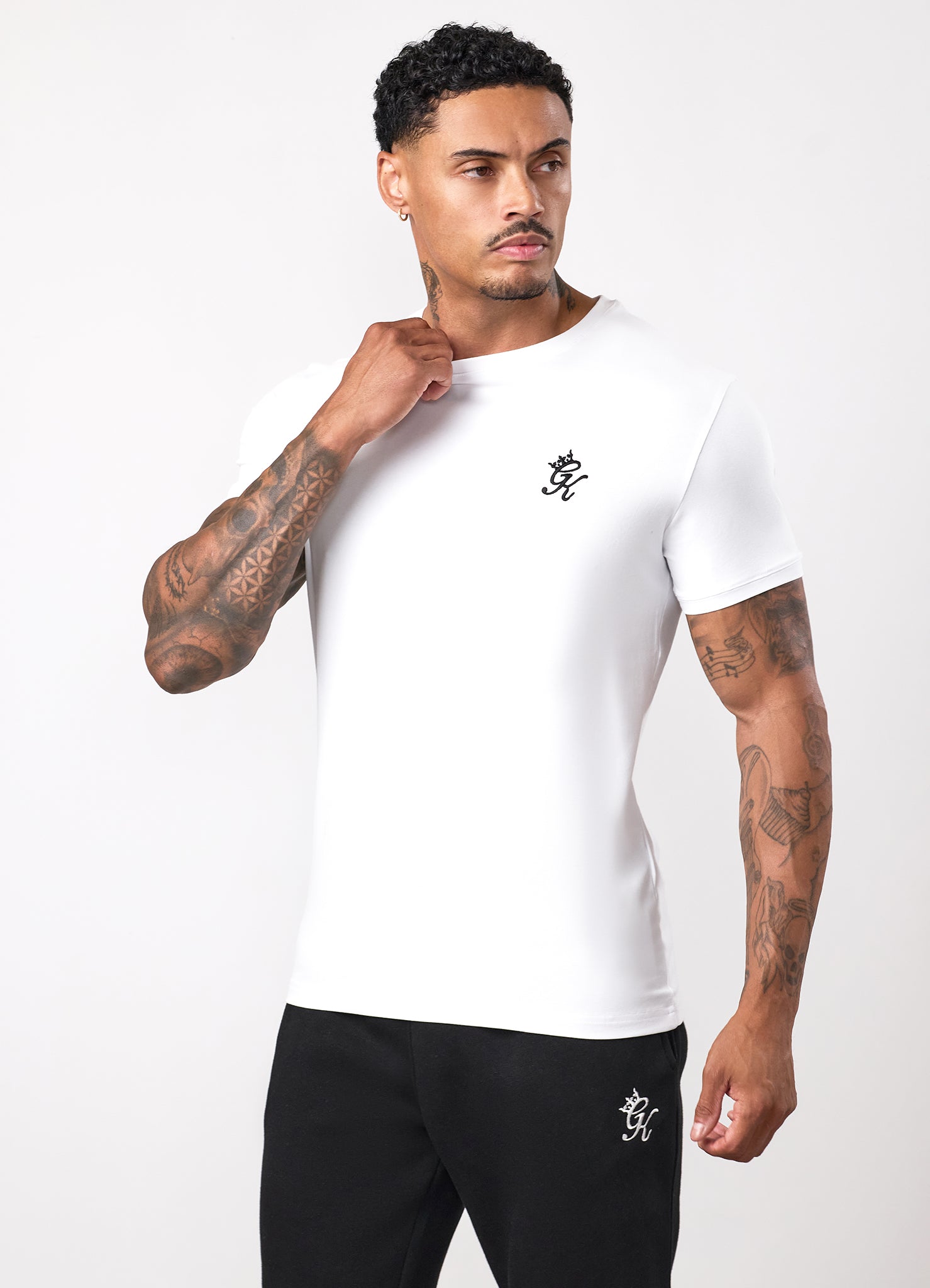 Gym King Fundamental Jersey T-Shirt - White