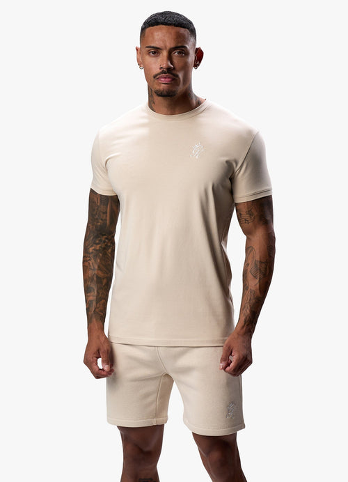 Gym King Fundamental T-Shirt - Light Sand
