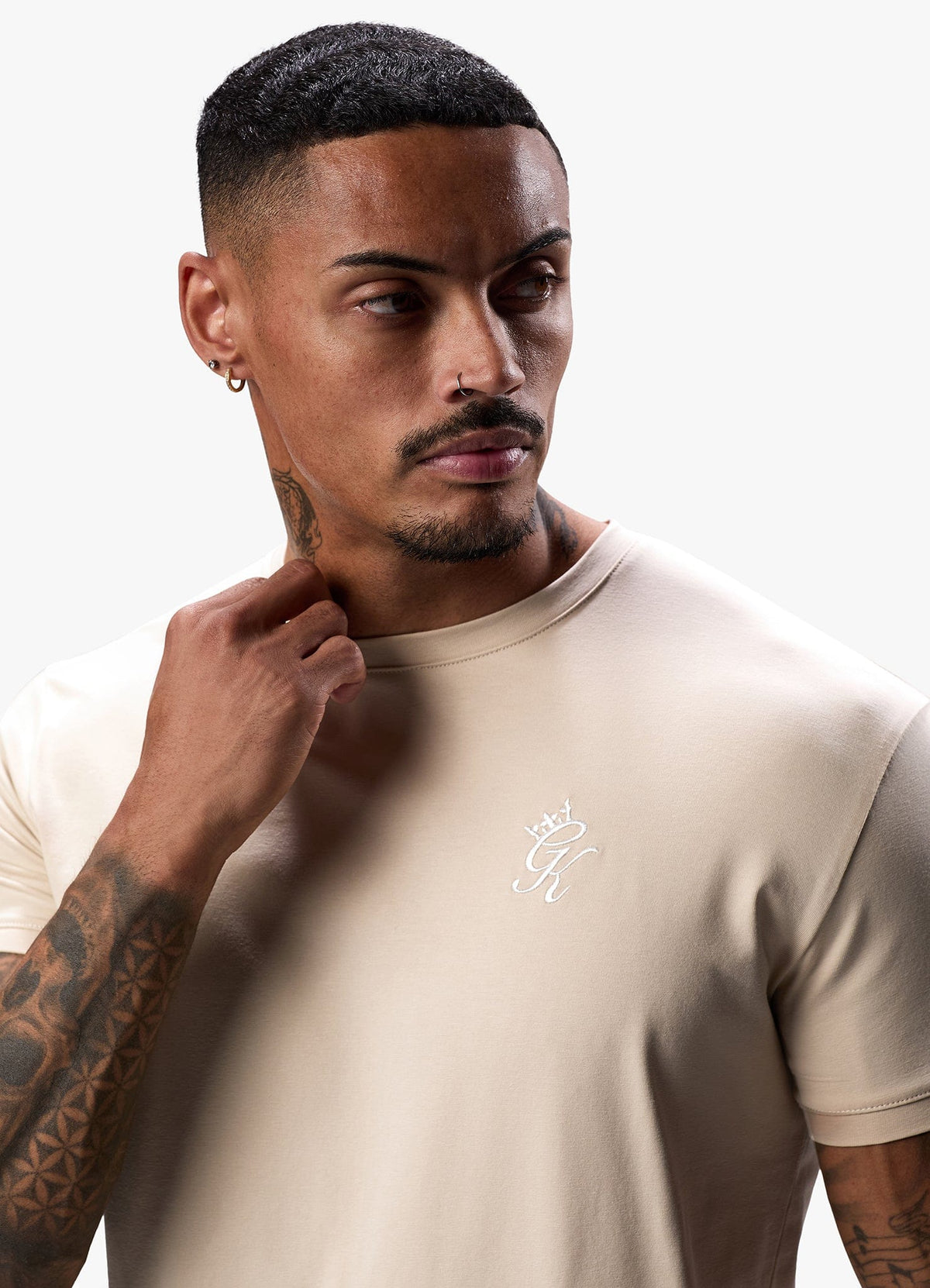 Gym King Fundamental T-Shirt - Light Sand