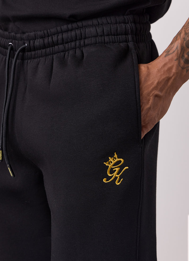 Gym King Fundamental Hood Tracksuit - Black/Gold