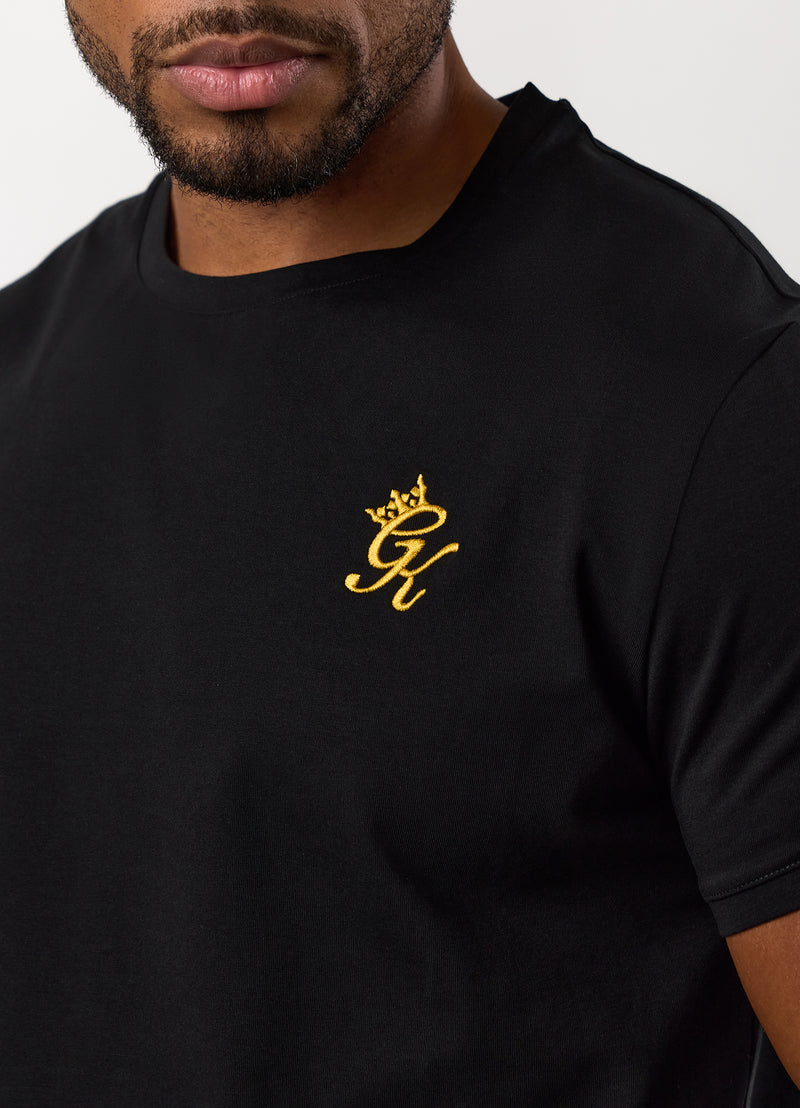 Gym King Fundamental Tee - Black/Gold