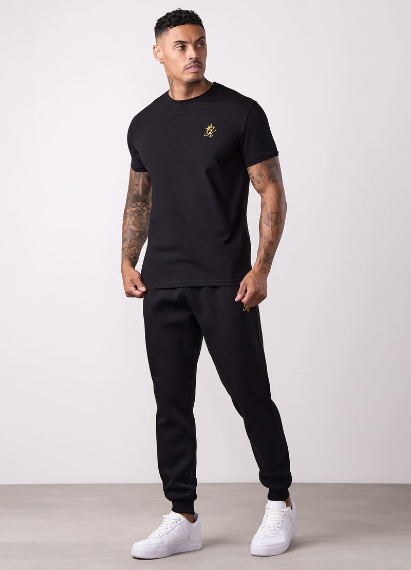 Gym King Fundamental Tee - Black/Gold