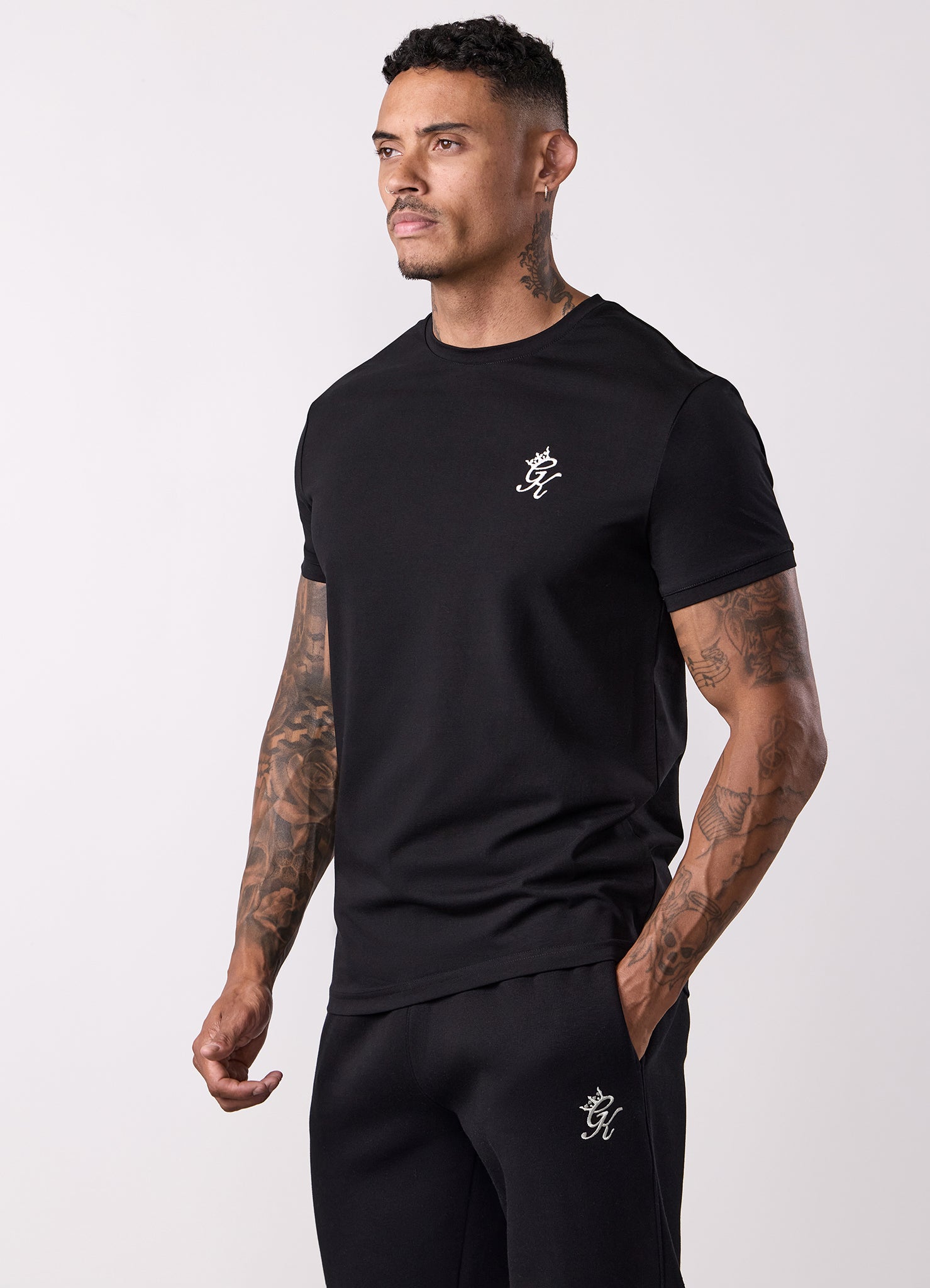Gym King Fundamental Jersey Tee - Black