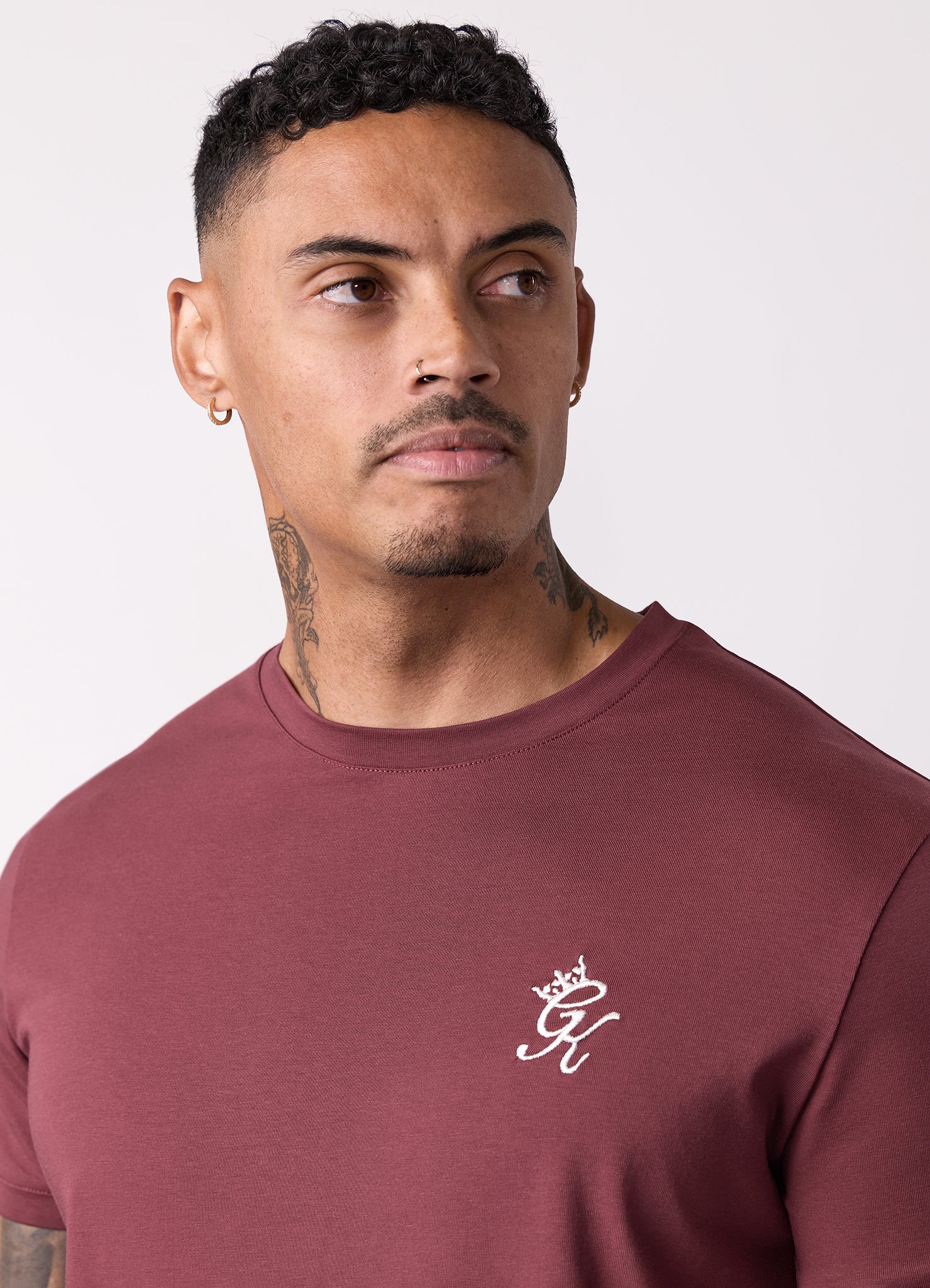 Gym King Fundamental Tee - Burgundy
