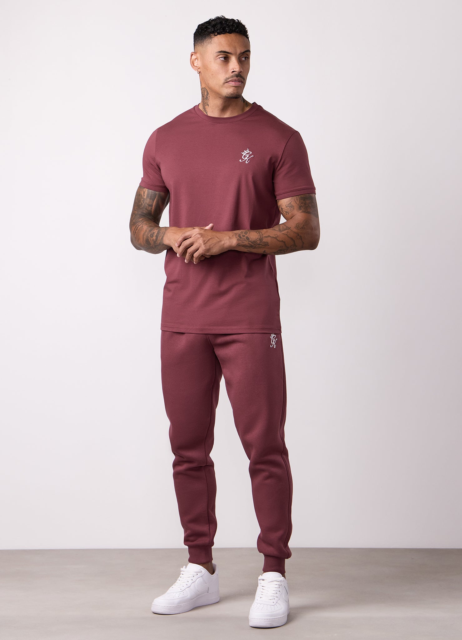 Gym King Fundamental Tee - Burgundy
