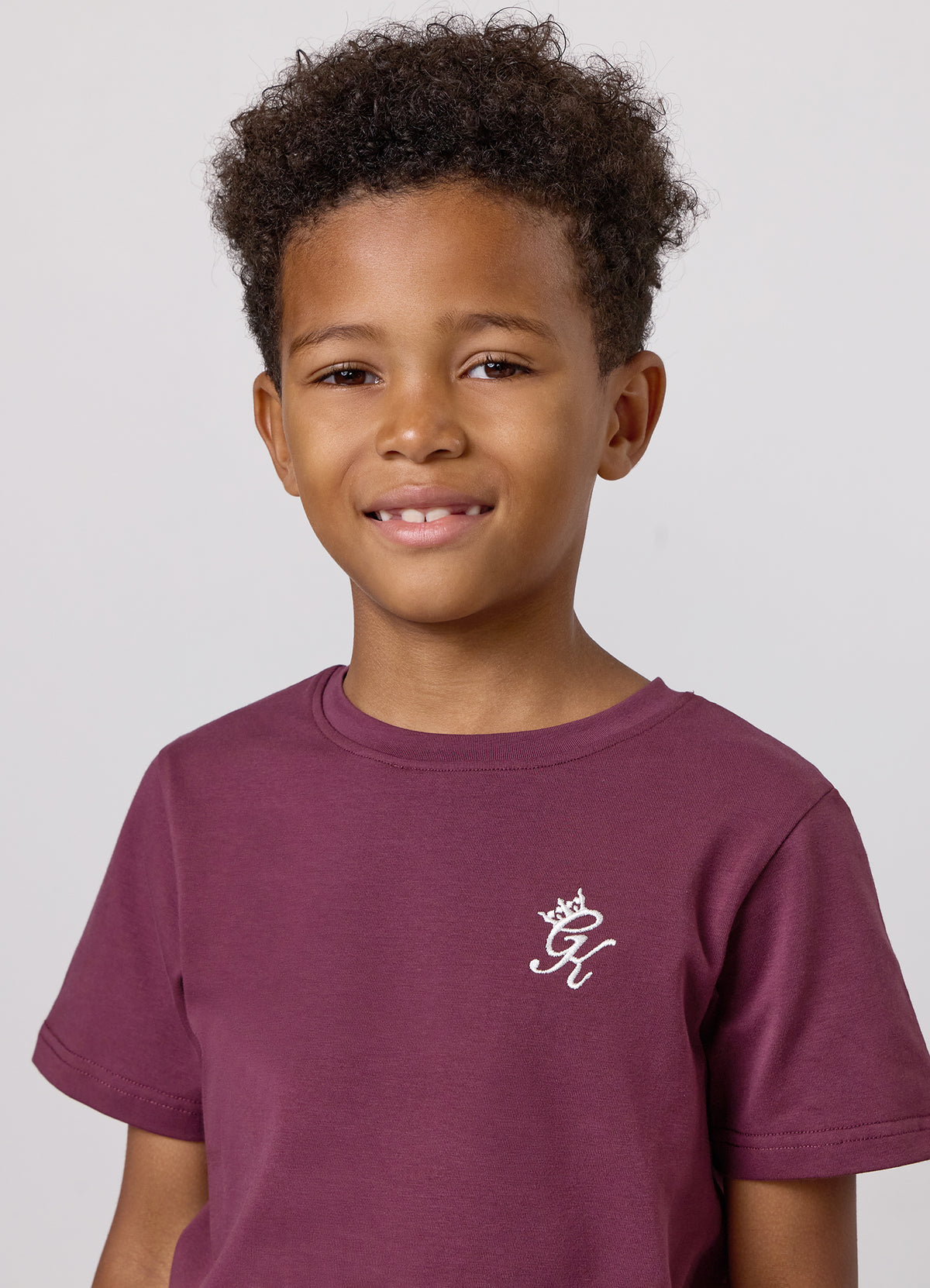 Gym King Younger Kids Fundamental T-Shirt - Burnt Fig