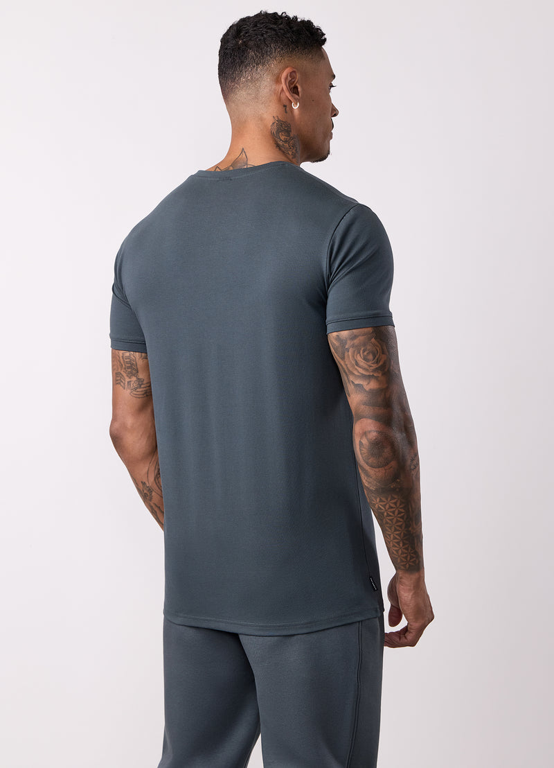 Gym King Fundamental Tee - Green Smoke