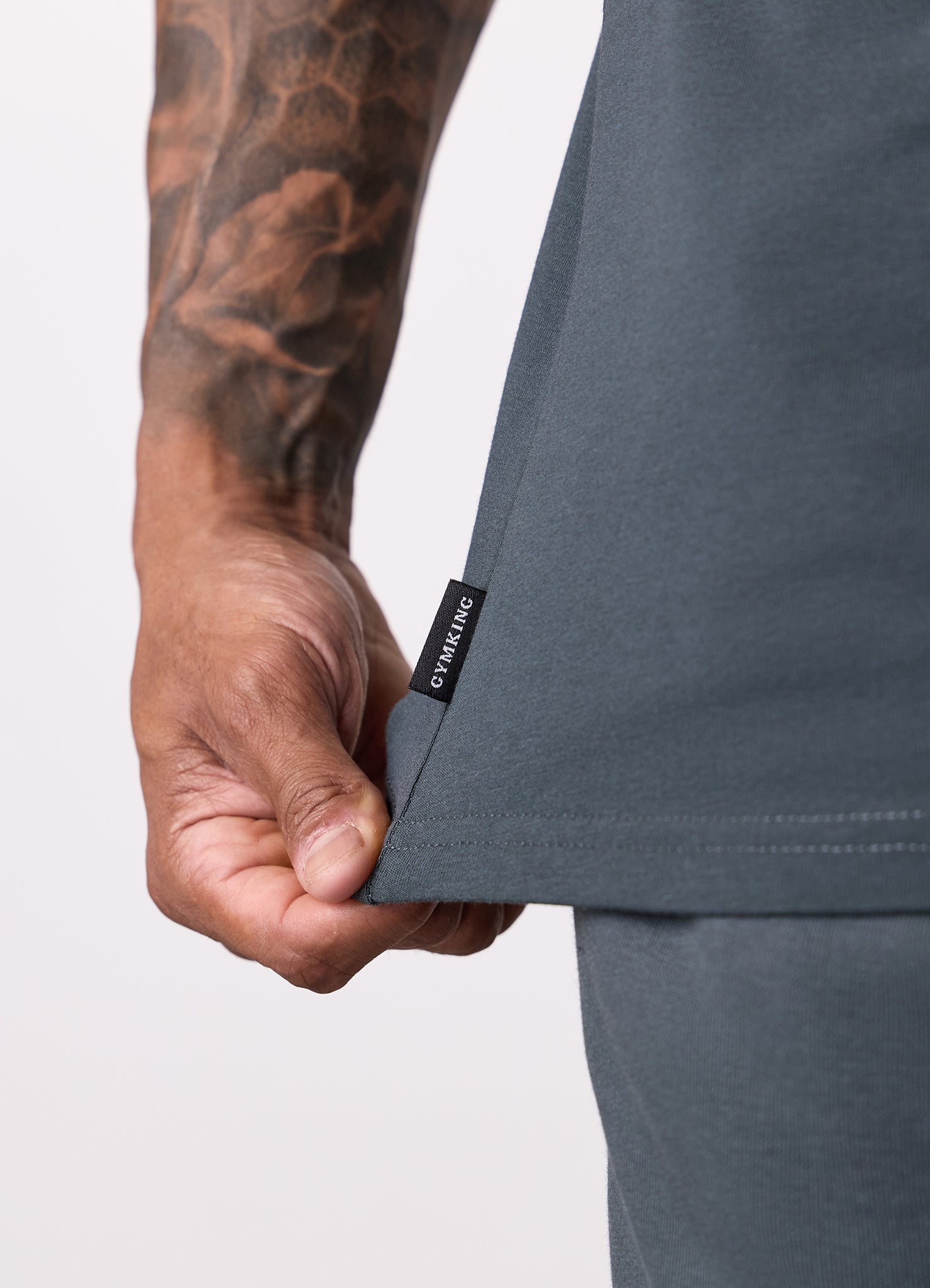 Gym King Fundamental Tee - Green Smoke