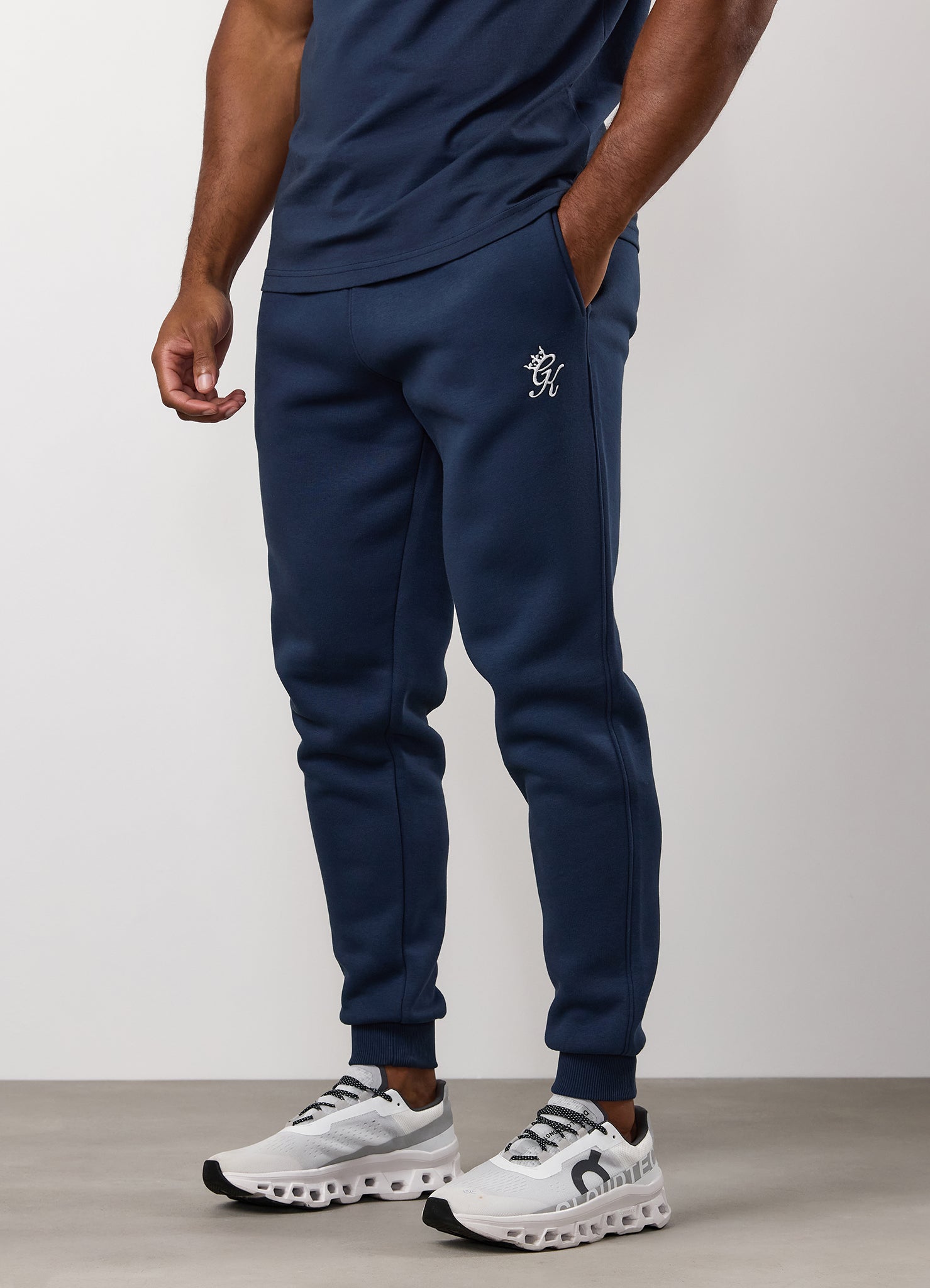 Gym King Fundamental Hood Tracksuit - Rich Blue