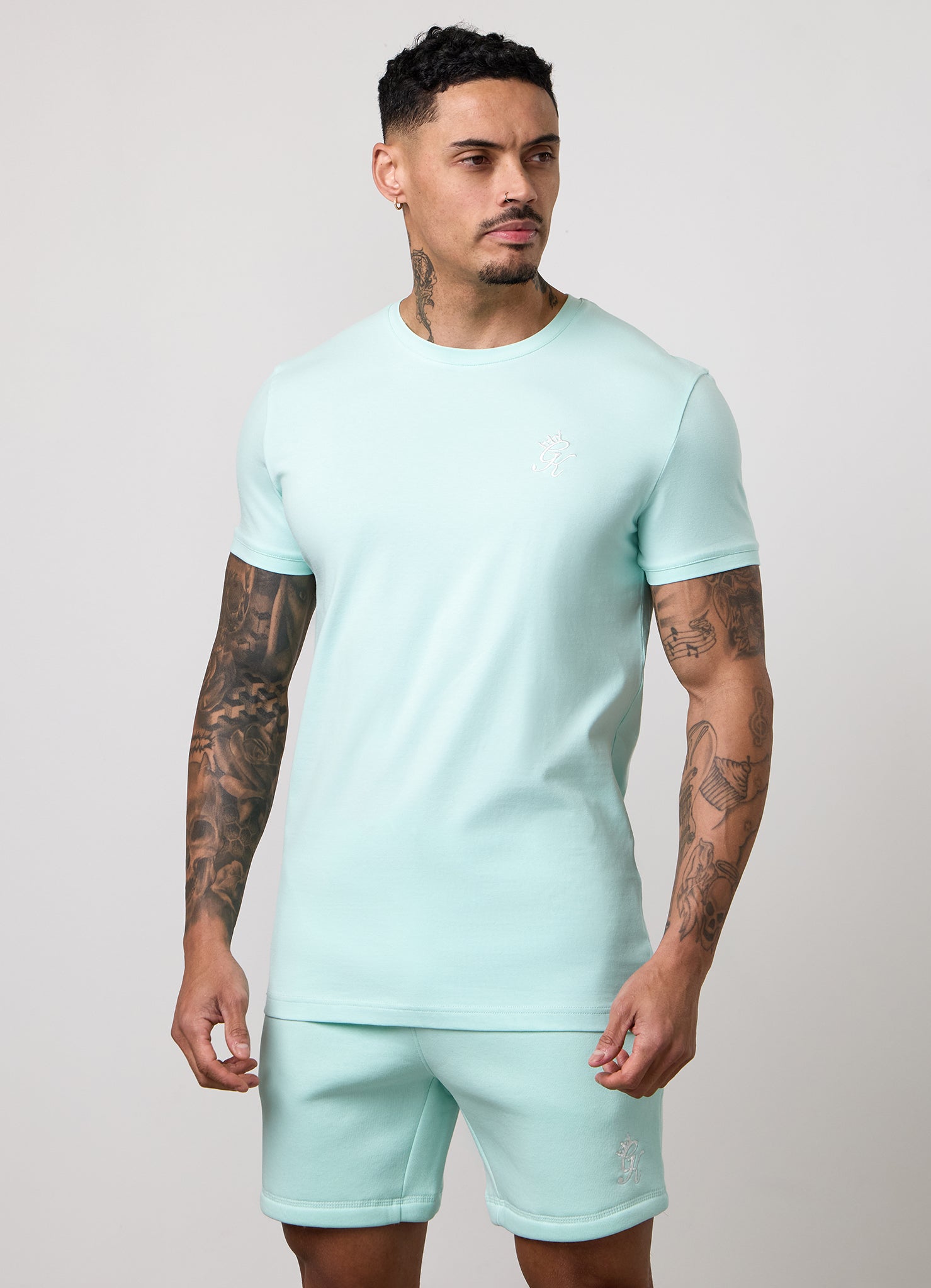 Gym King Fundamental Tee - Seafoam