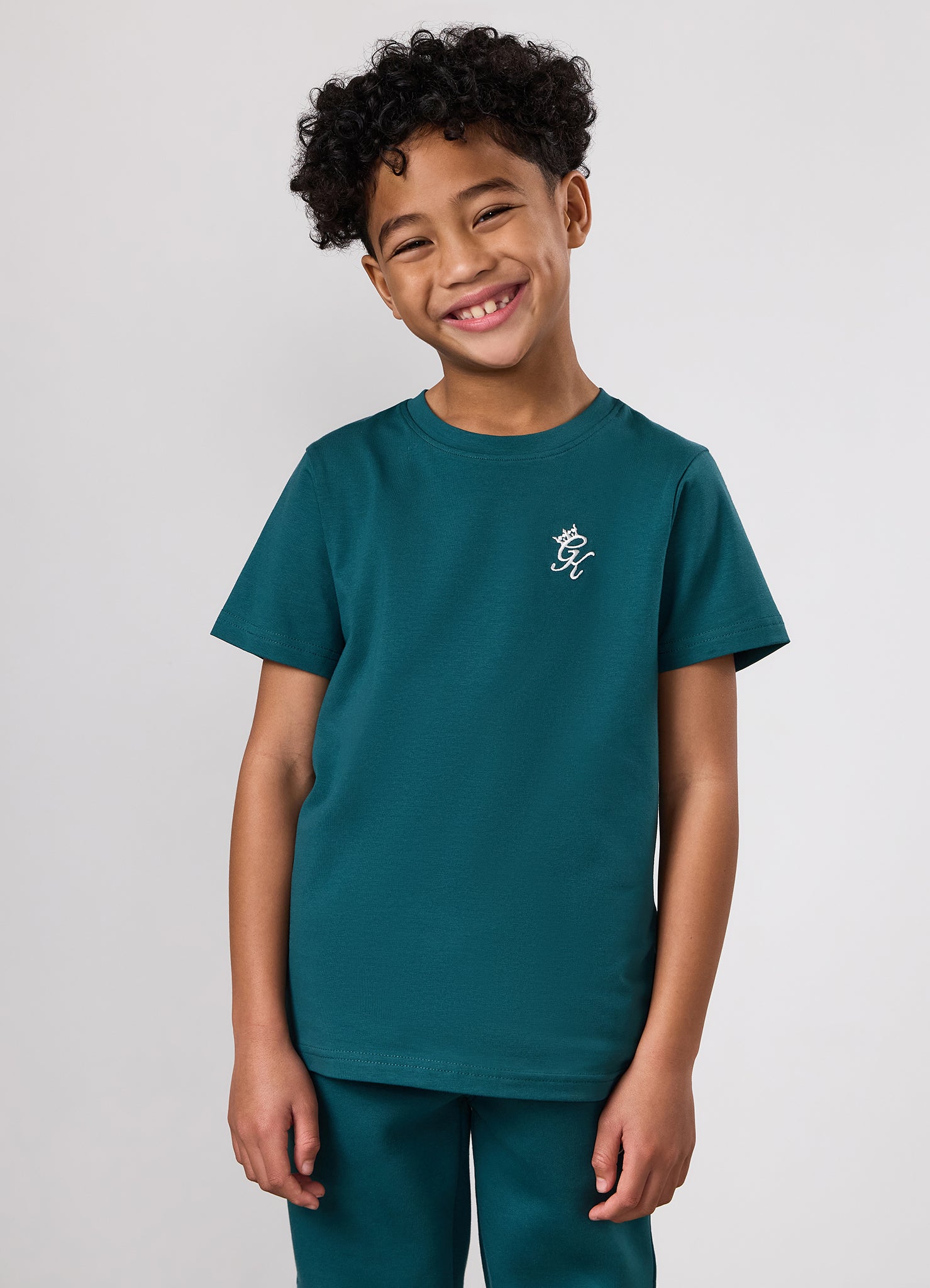 Gym King Kids Fundamental Tee - Storm Teal