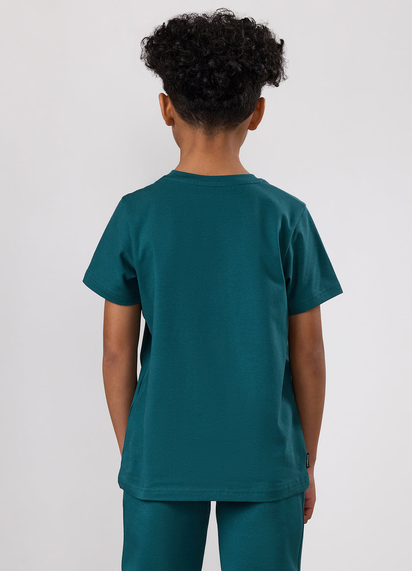 Gym King Kids Fundamental Tee - Storm Teal