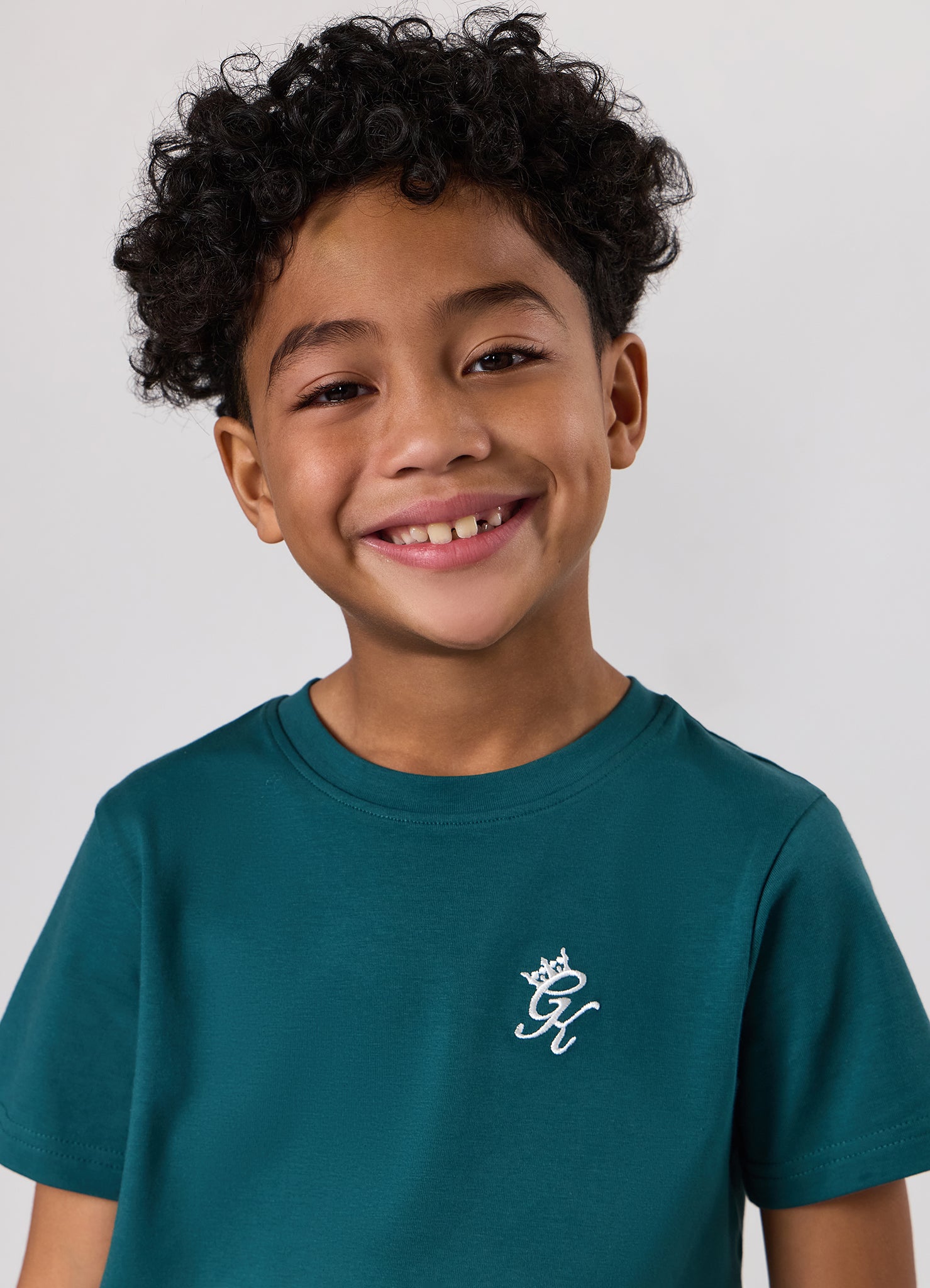 Gym King Kids Fundamental Tee - Storm Teal