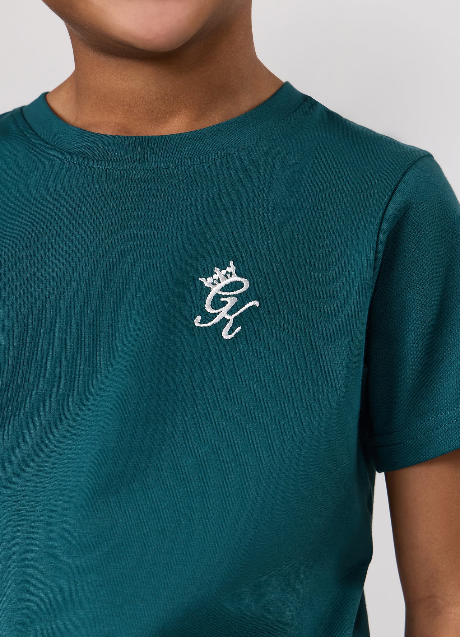 Gym King Kids Fundamental Tee - Storm Teal