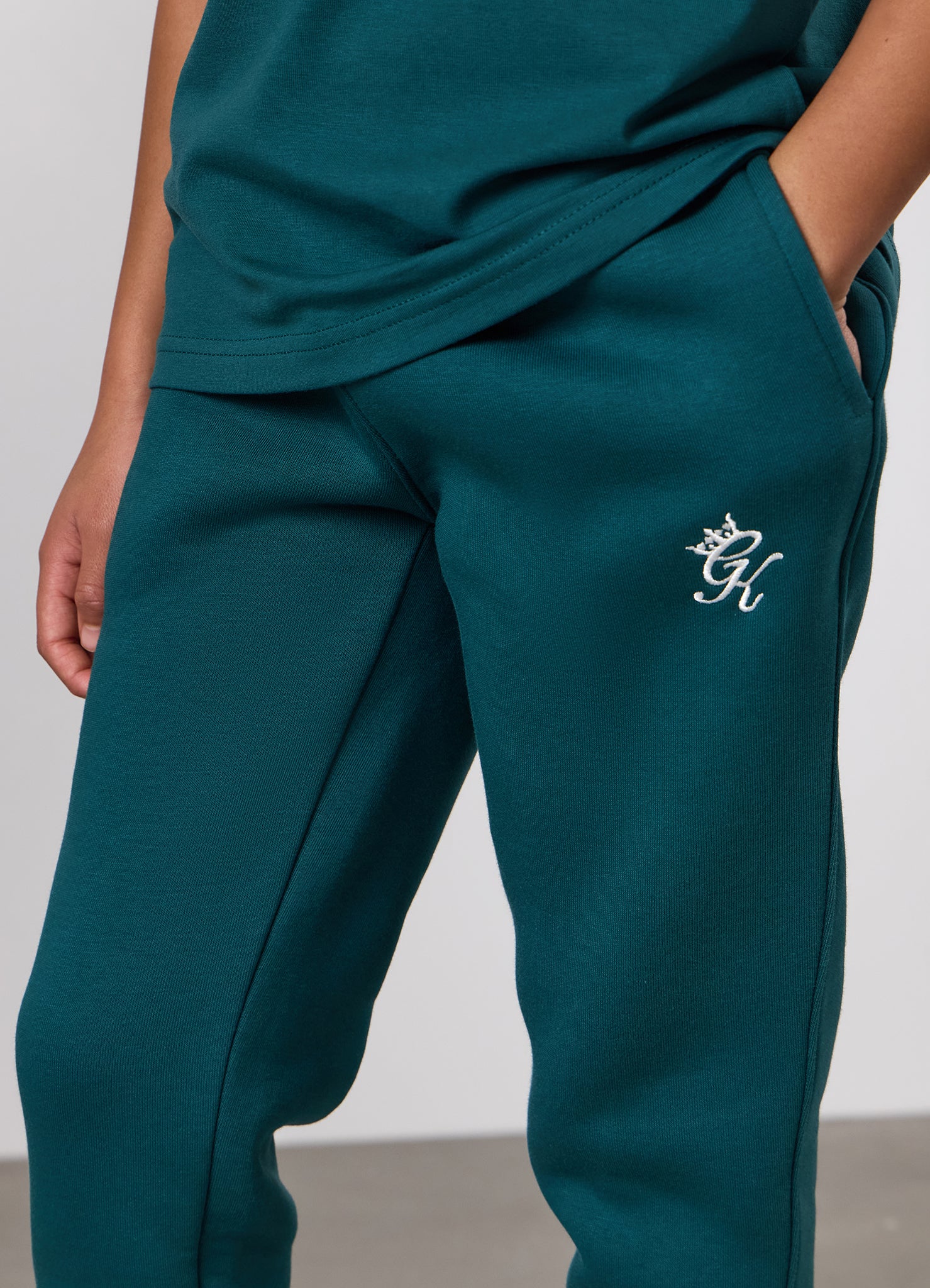 Gym King Kids Fundamental Jogger - Storm Teal
