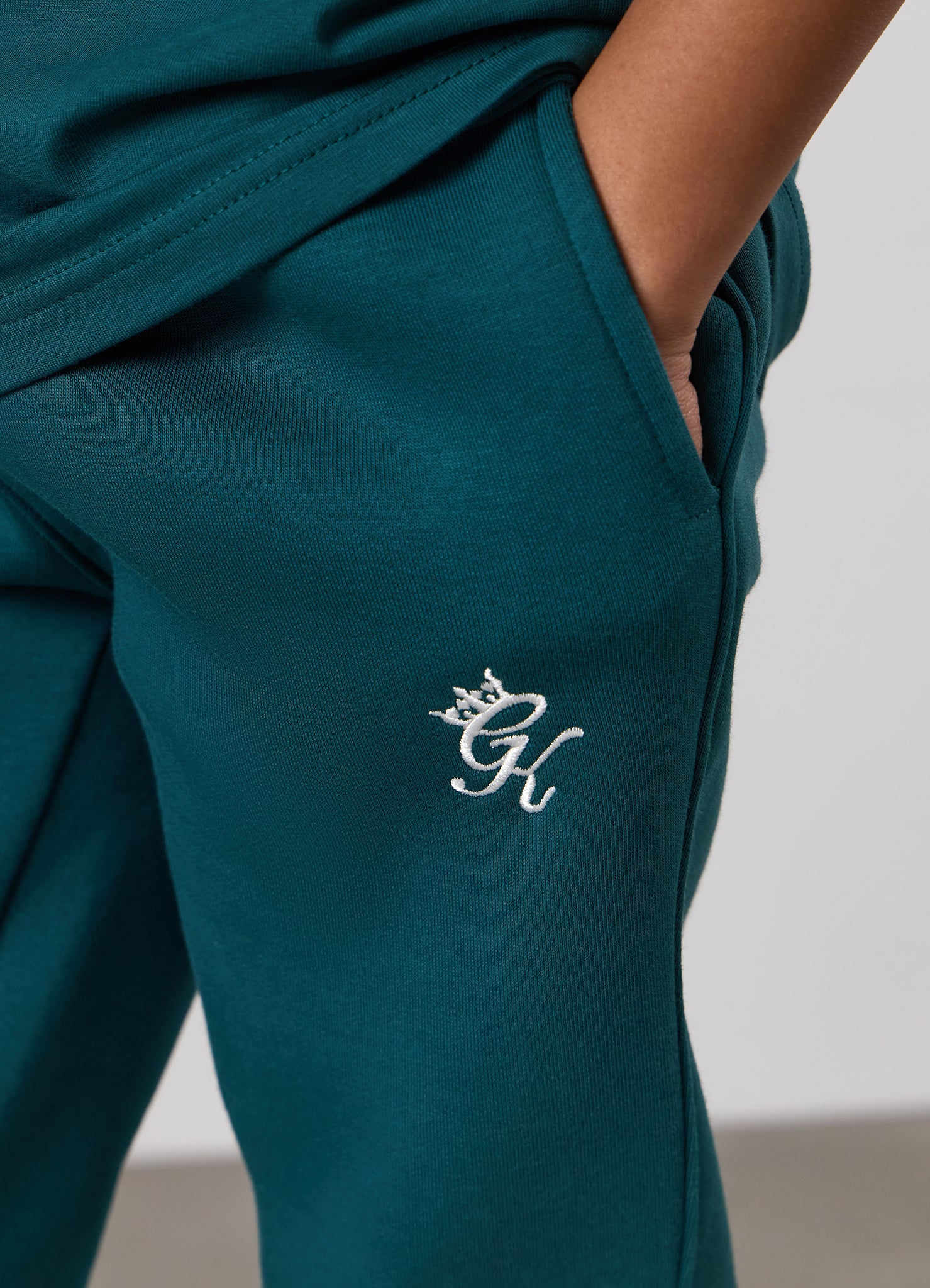 Gym King Kids Fundamental Jogger - Storm Teal