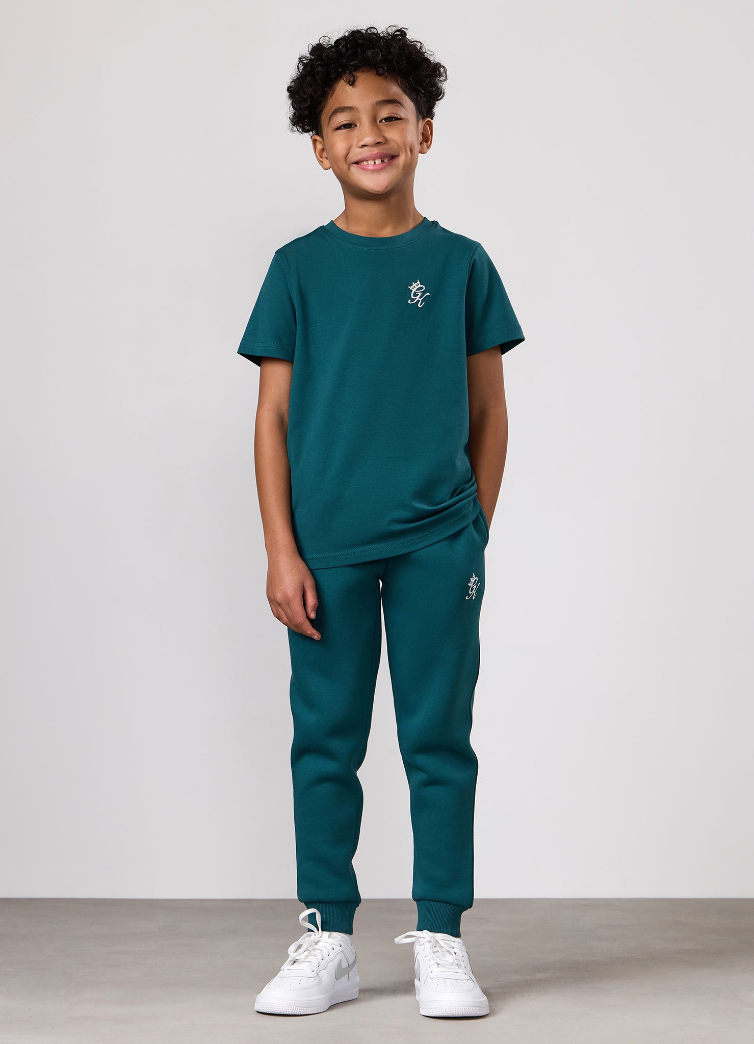 Gym King Kids Fundamental Jogger - Storm Teal