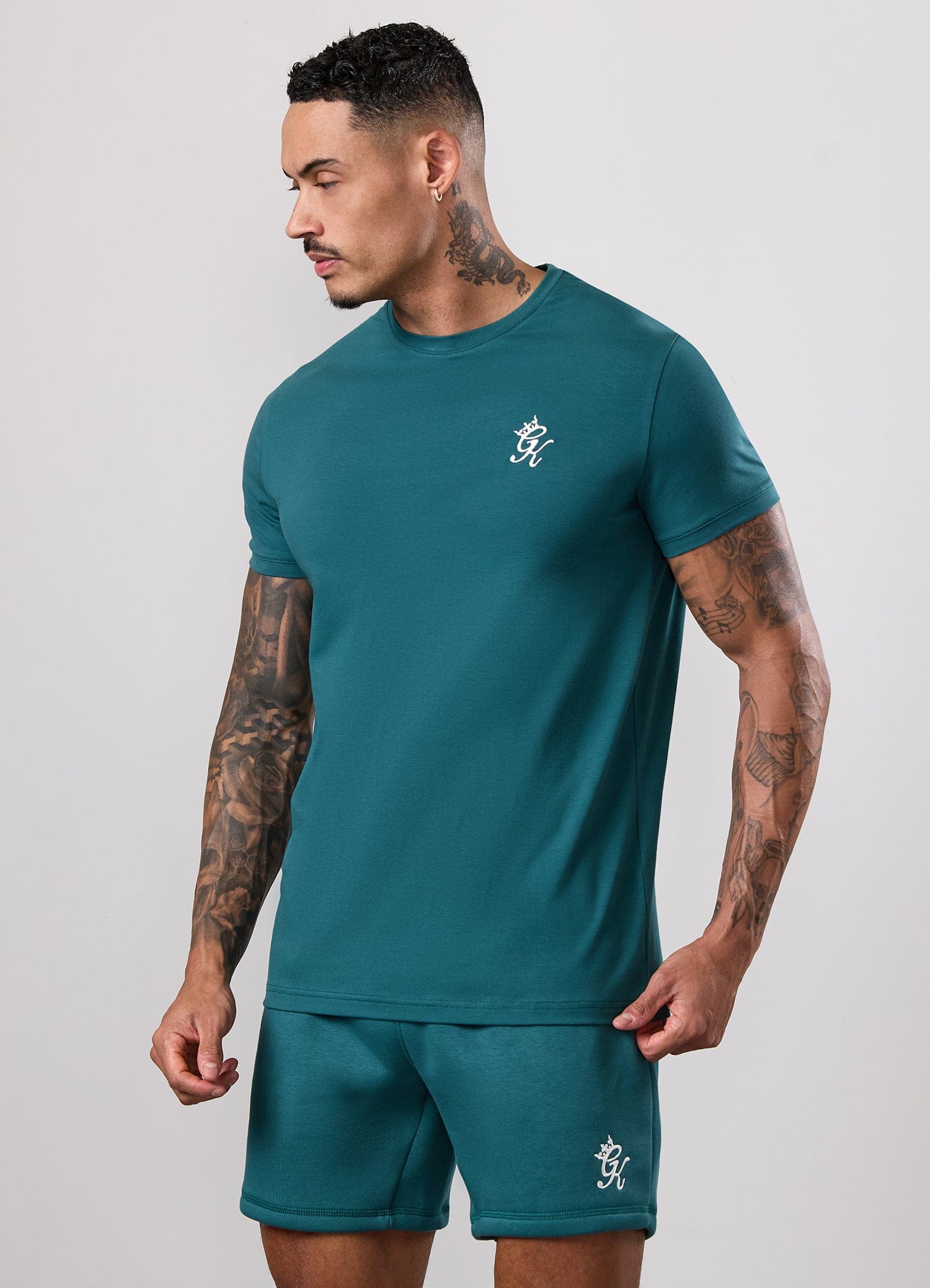 Gym King Fundamental T-Shirt - Storm Teal