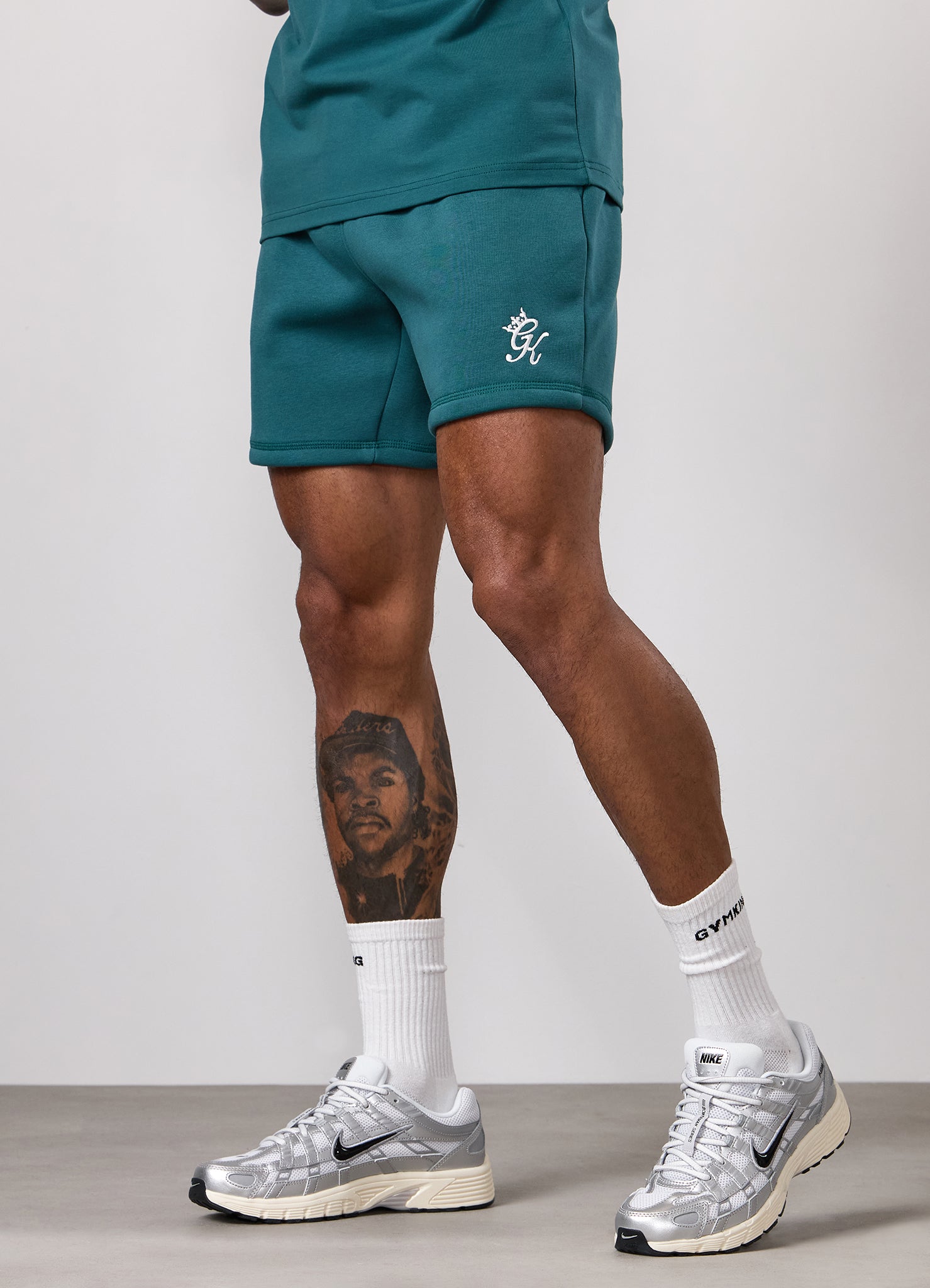 Gym King Fundamental Short - Storm Teal