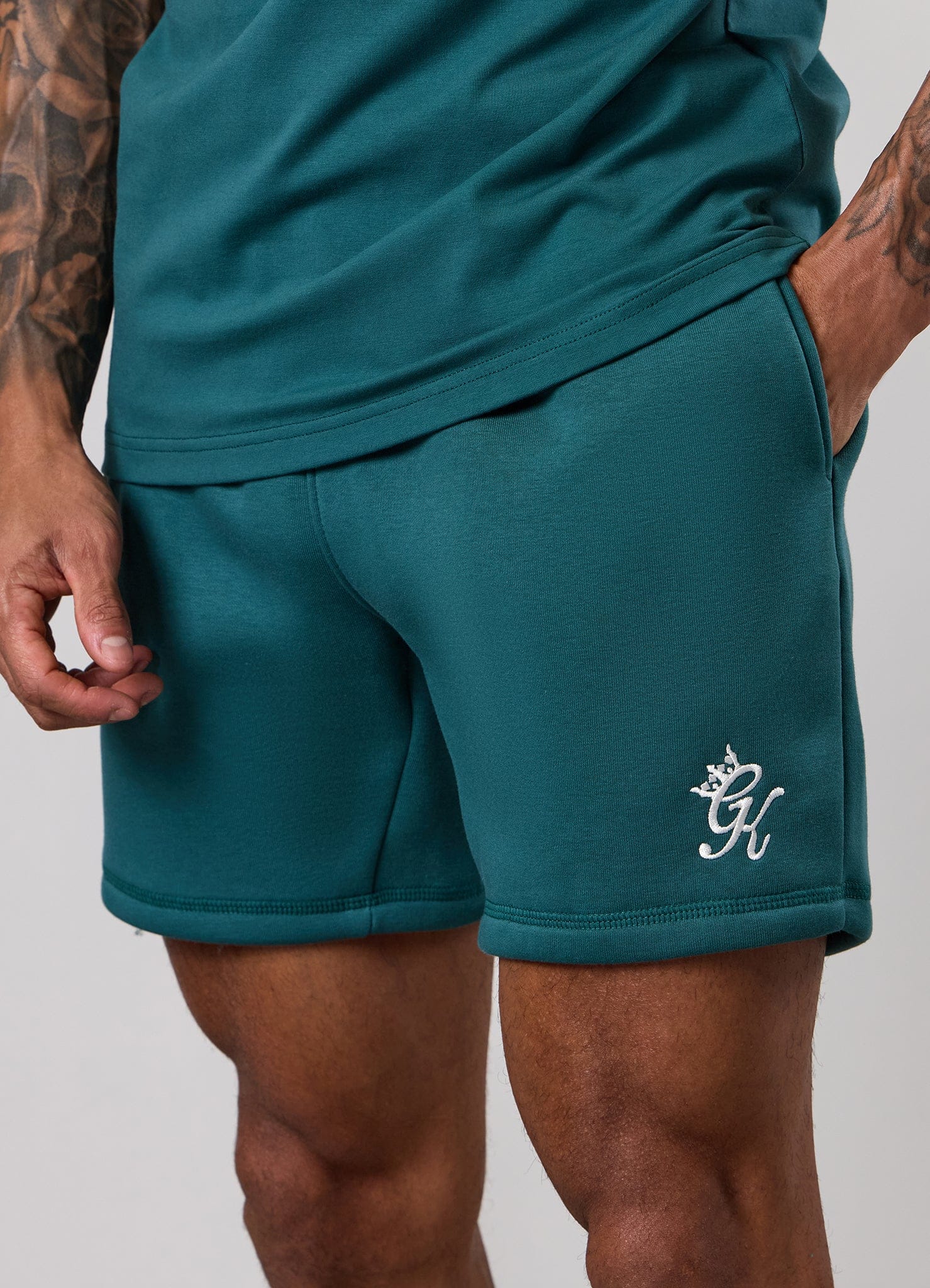 Gym King Fundamental Short - Storm Teal