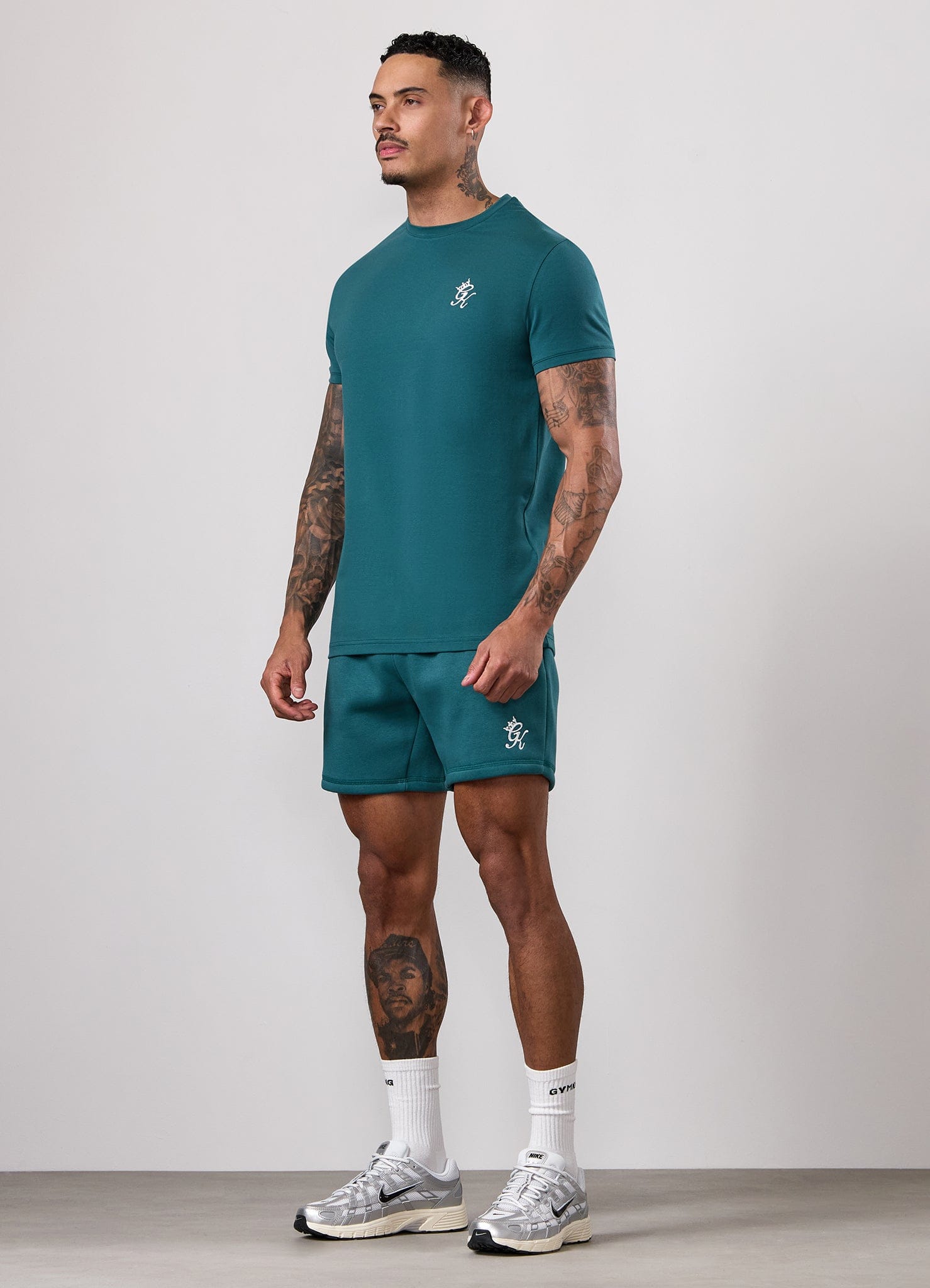Gym King Fundamental Short - Storm Teal
