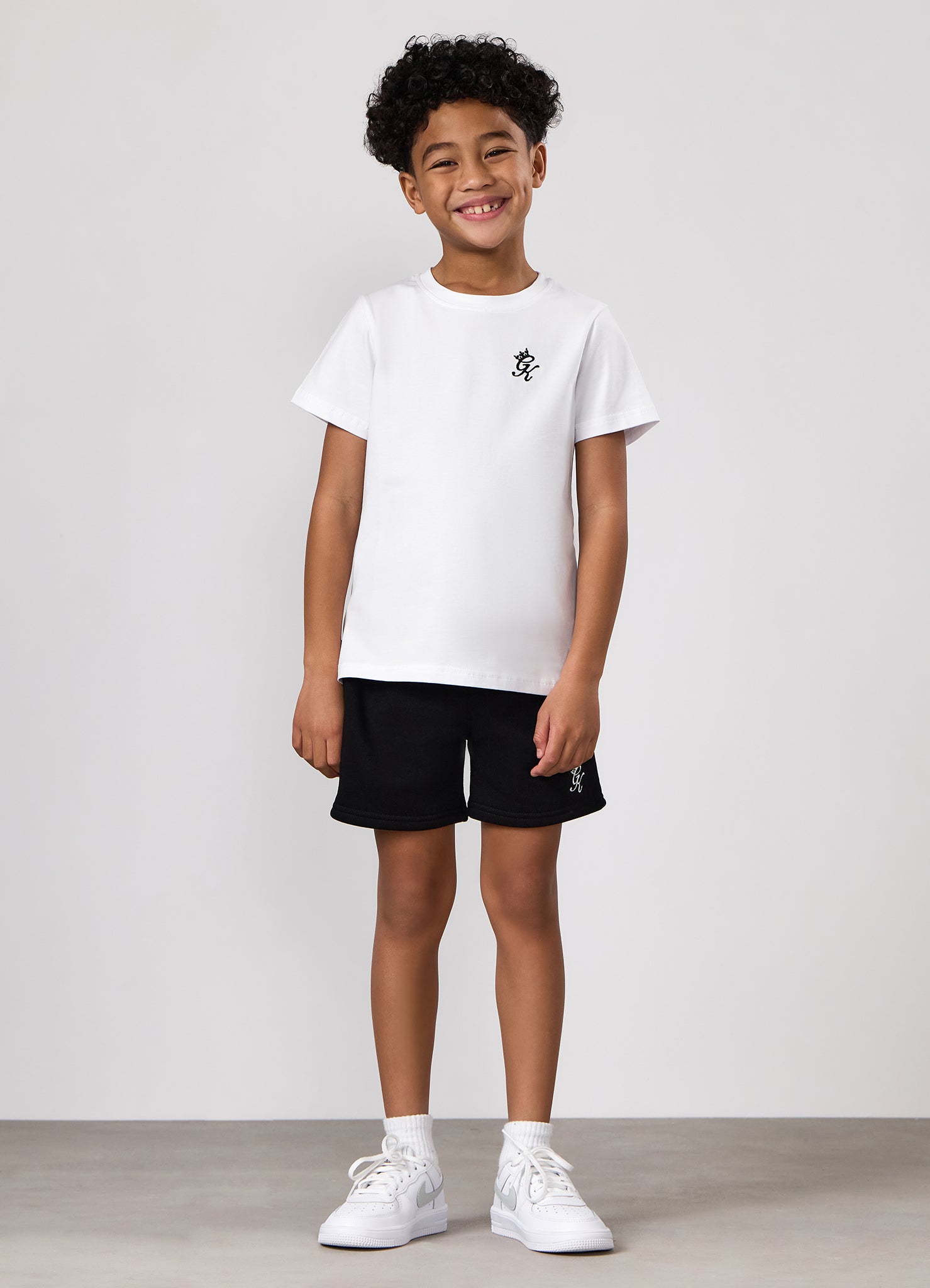Gym King Kids Fundamental Tee - White