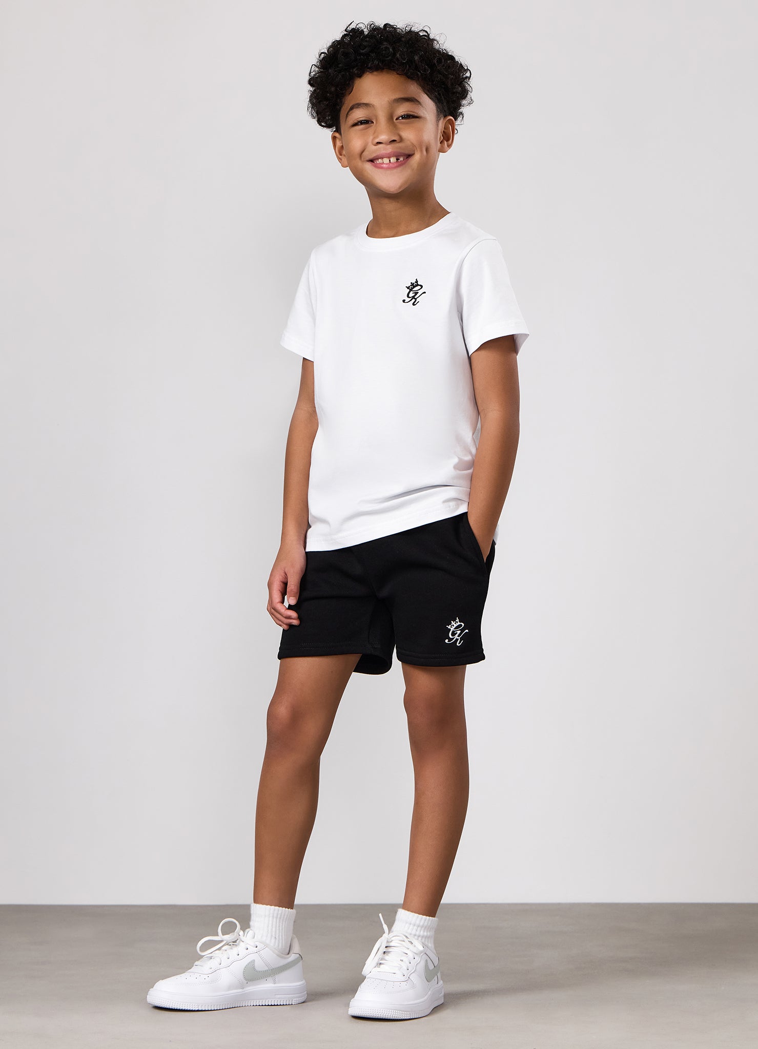Gym King Kids Fundamental Tee - White