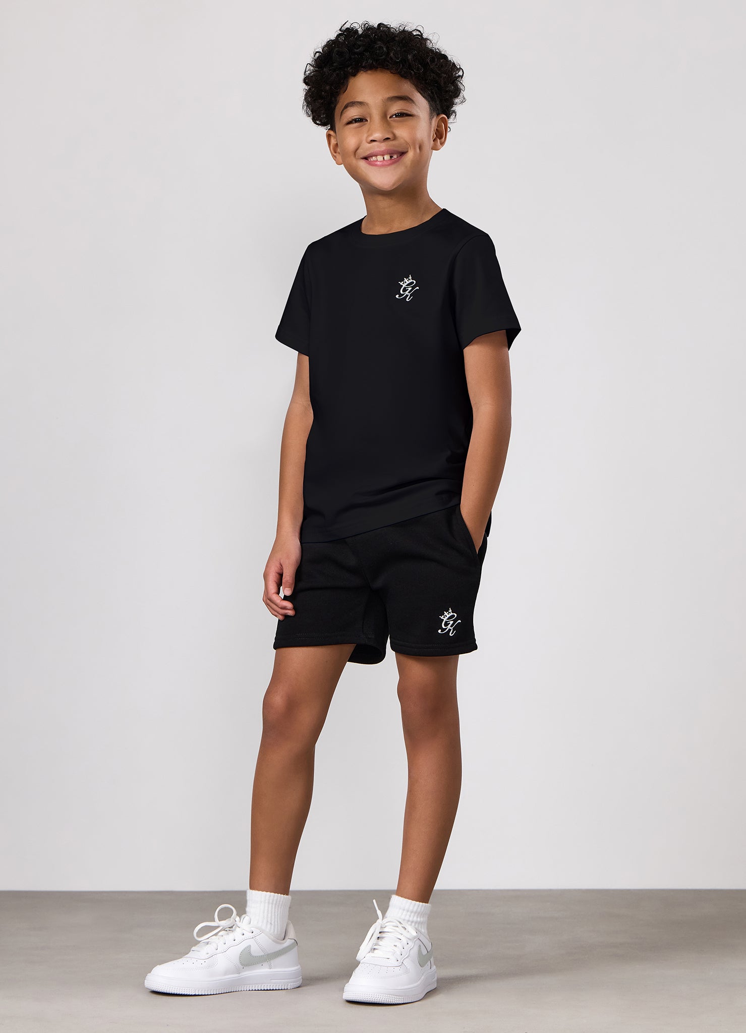Gym King Older Kids Fundamental Tee - Black