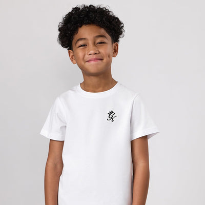 Gym King Kids Fundamental Tee - White