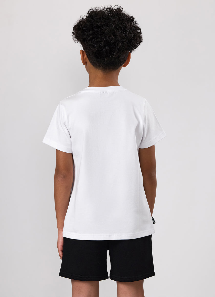 Gym King Kids Fundamental Tee - White