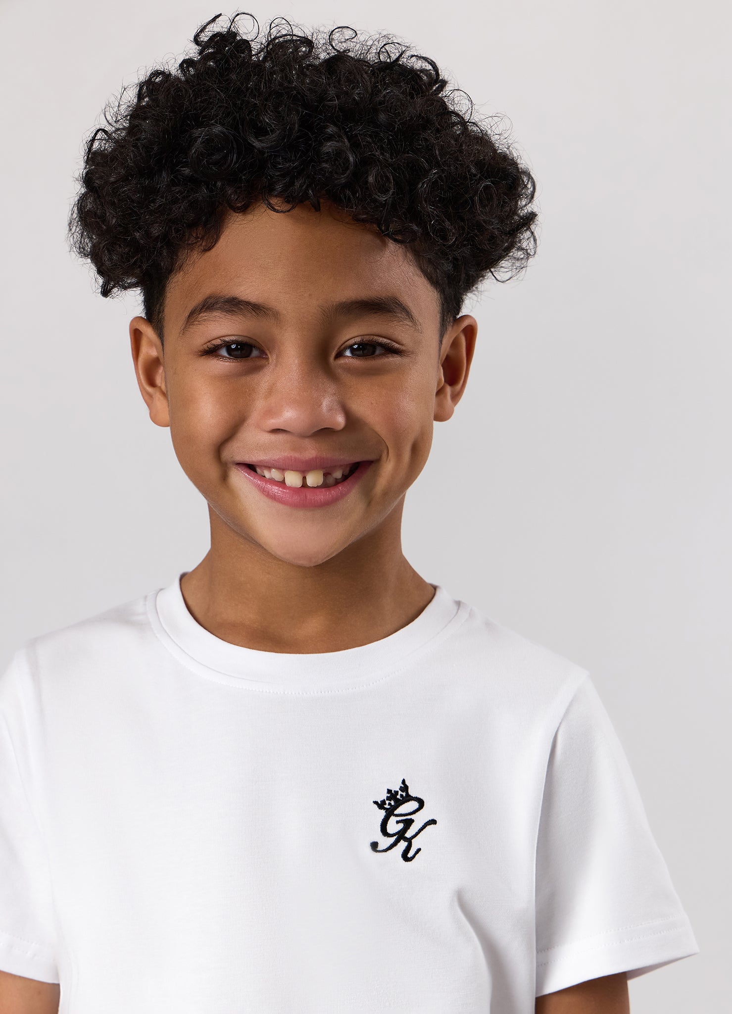 Gym King Kids Fundamental Tee - White