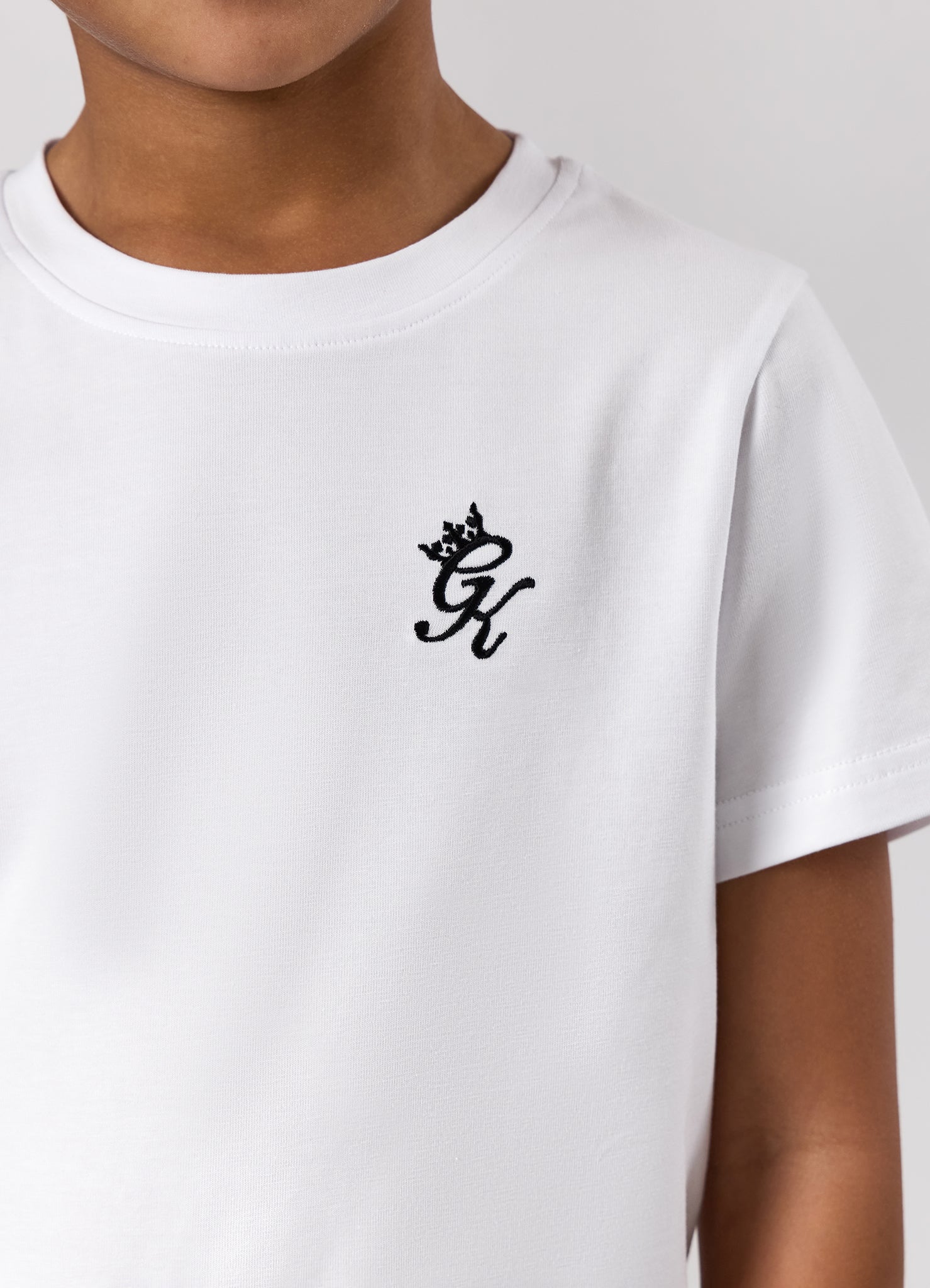 Gym King Kids Fundamental Tee - White